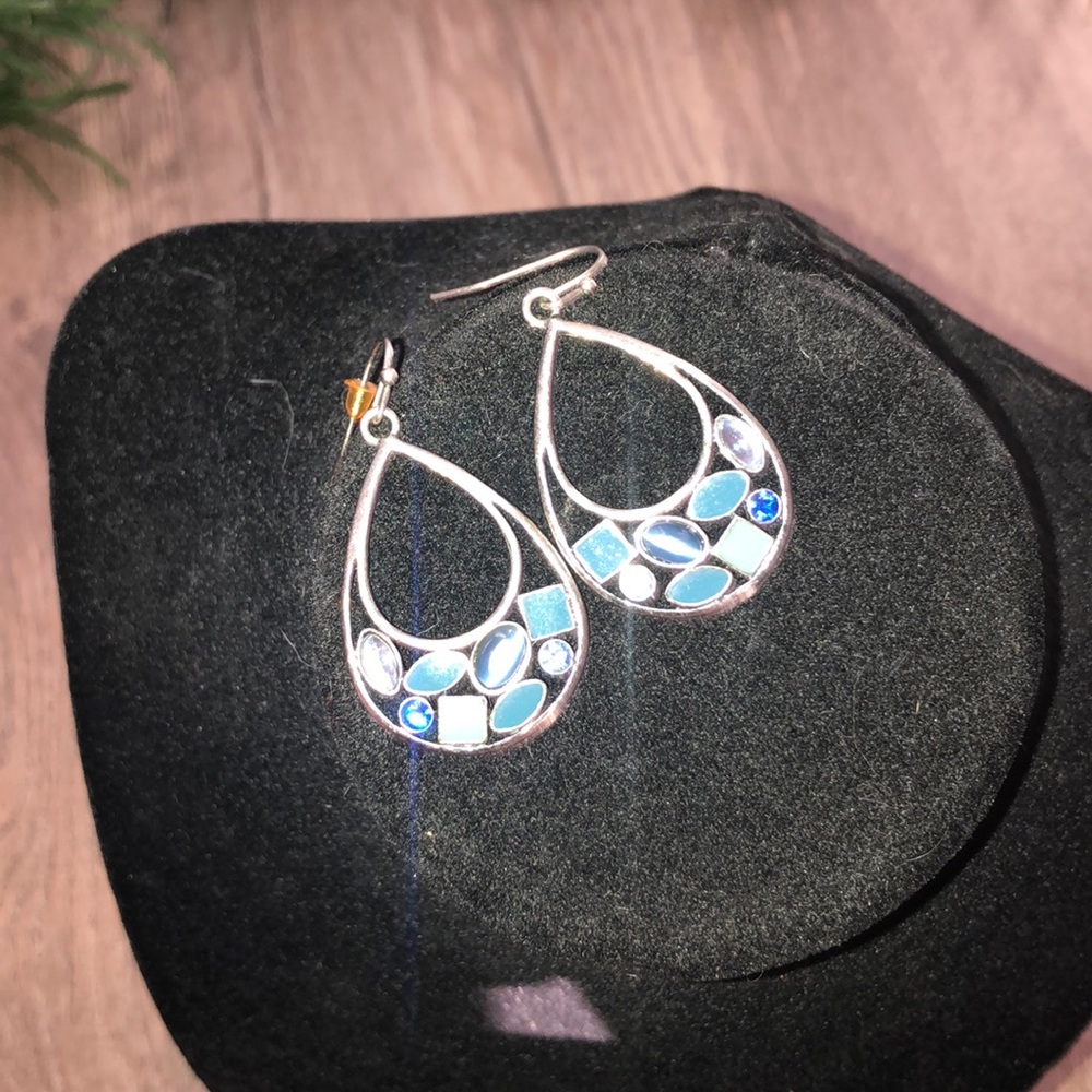Cute blue earrings!!